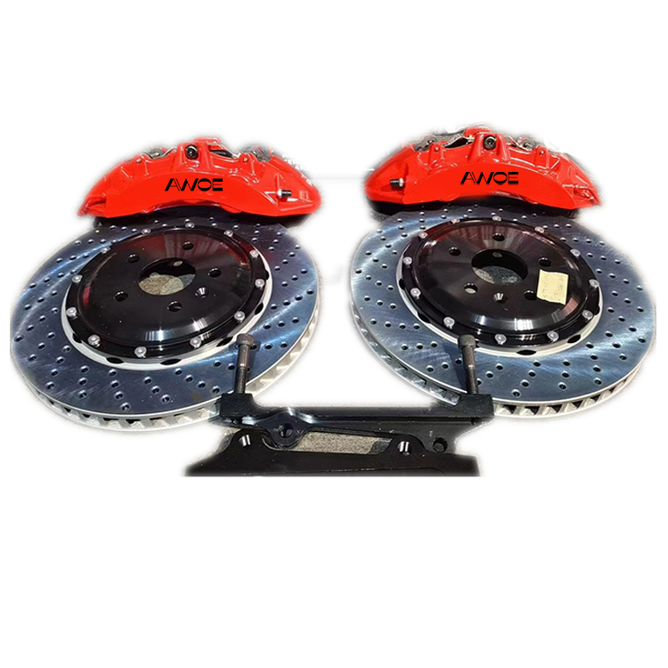 Customized Logo Red Colour V6 Auto Brake Kit Racing 6 Pistons Caliper for Modified Car MITSUBISHI V97 Lancer EVO 8 9 X